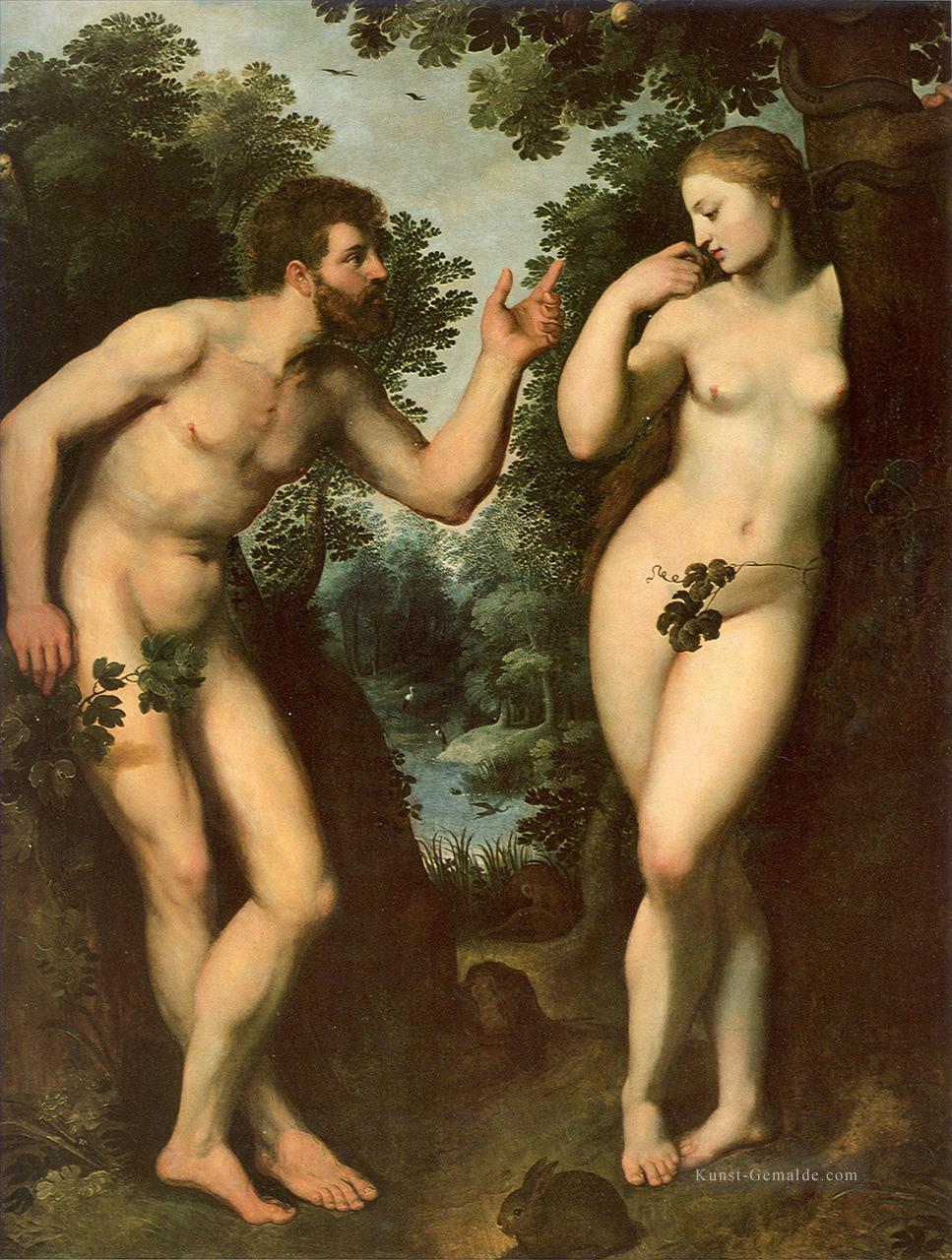 Adam und Eva Peter Paul Rubens Nacktheit Ölgemälde